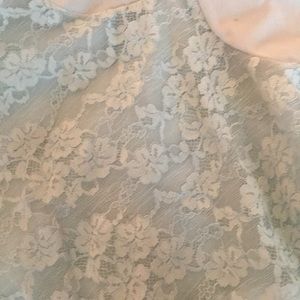 Laros Intimates & Sleepwear - Vintage 1950’s Nylon lace trimmed half slip Laros Intimates & Sleepwear - Vintage 1950’s Nylon lace trimmed half slip